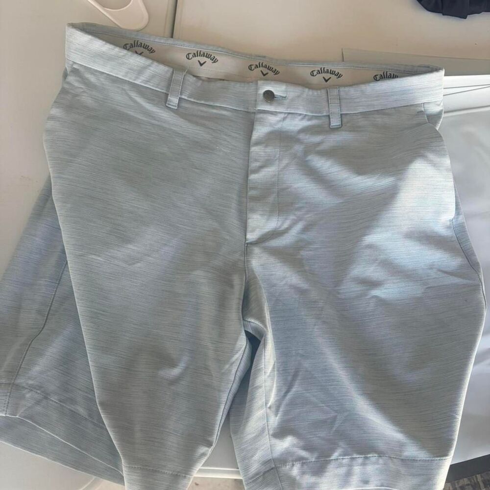 Callaway Men's Blue and Grey Shorts